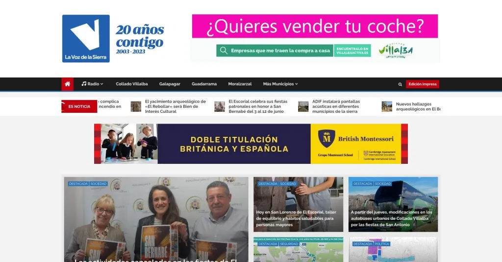 la voz de la sierra noticias y actualidad de la sierra del guadarrama