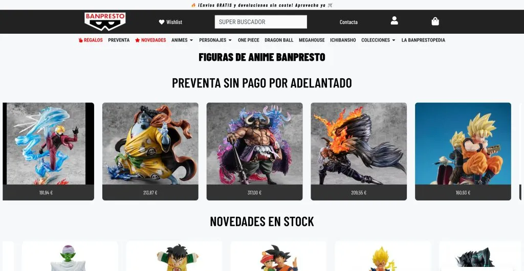 【 tienda oficial figuras de anime banpresto 】© 01 01 2025 02 23 pm