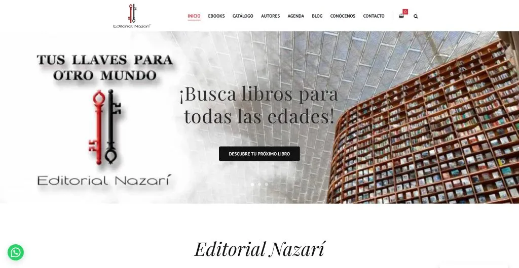 editorial nazarí libros y autores tienda online