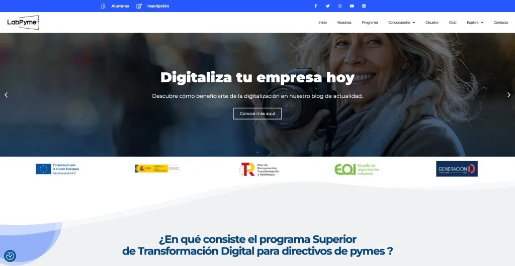 programa superior de transformación digital labpyme